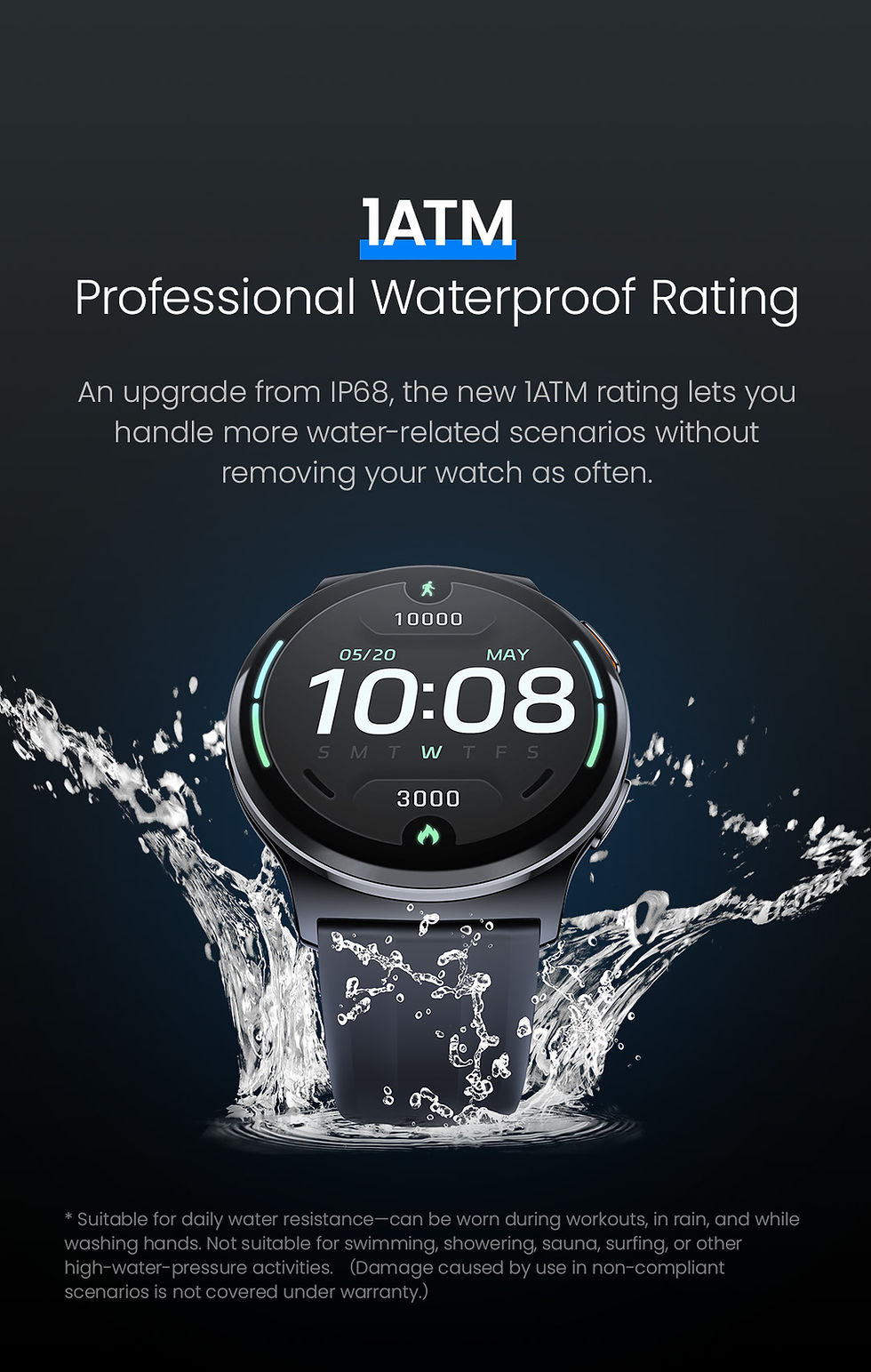 Thumbnail: Haylou Solar Lite 2 Smartwatch 1.43-Inch 150+ Sports Modes