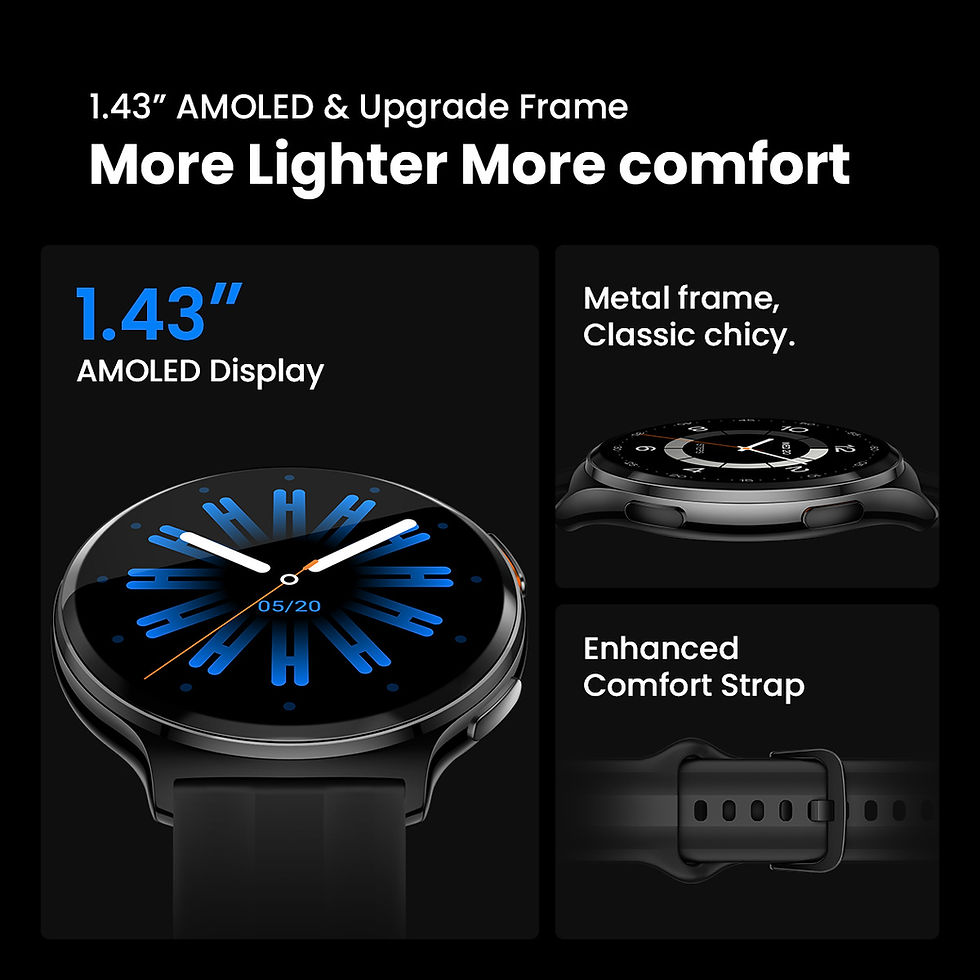 Thumbnail: Haylou Solar Lite 2 Smartwatch 1.43-Inch 150+ Sports Modes