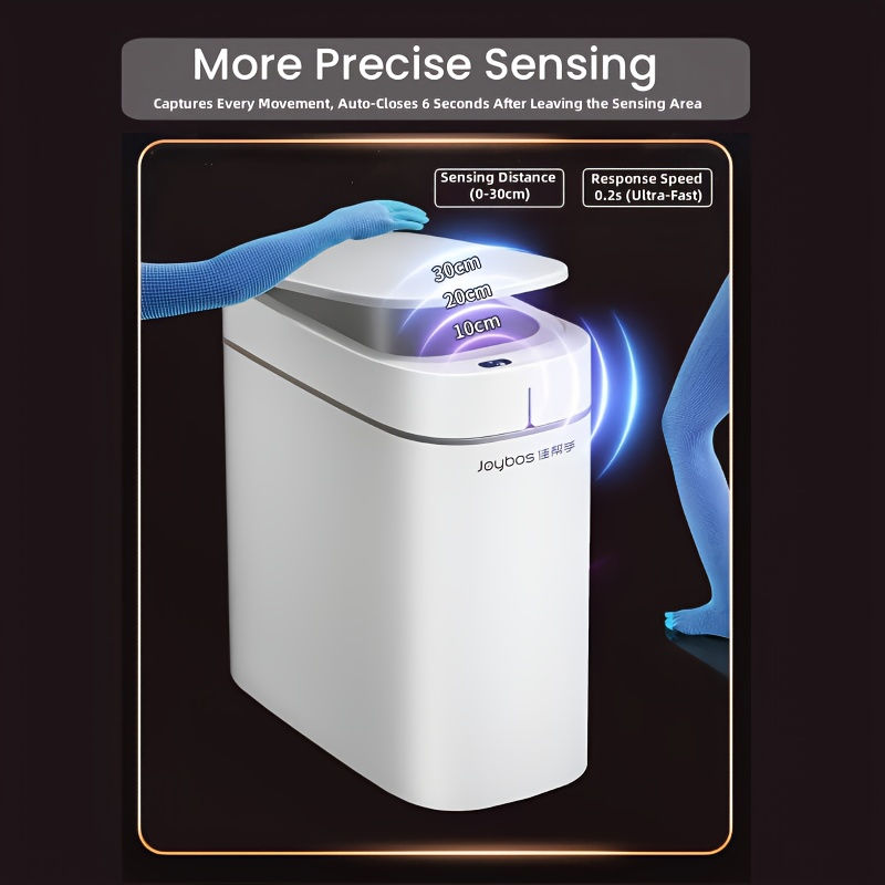 Thumbnail: Automatic Smart Bagging Sensor Trash Can Waterproof Narrow Large-capacity