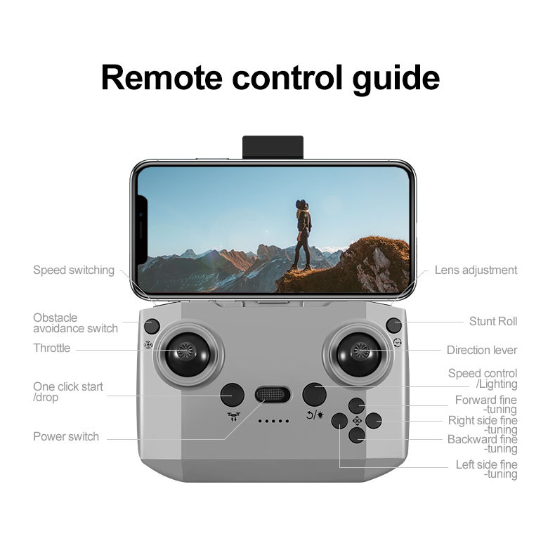 Thumbnail: GT3 Mini Drone 5G 8K GPS Professional HD Aerial Photography Dynamic Lighting Rem