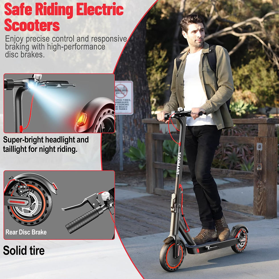 Thumbnail: Todimart T3 Electric Scooter 350W 7.5AH 36V 25km/h Foldable E Scooter Battery 8.