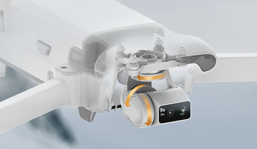 Thumbnail: Fimi X8 Tele Max Camera New Drone 4K 60fps 5.0 Roklink 20km Range 3-Axis