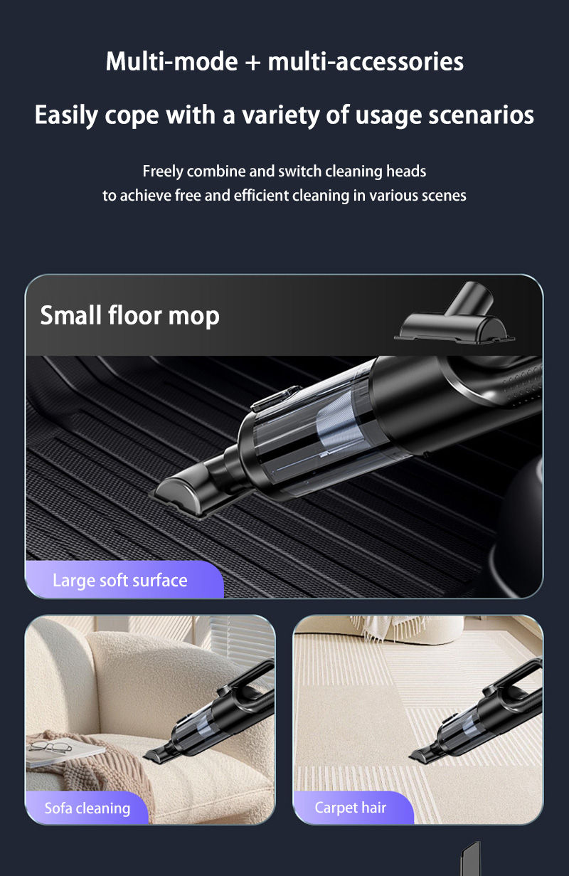 Thumbnail: Wireless Car Vacuum Cleaner High Power With Auto Dust Dump