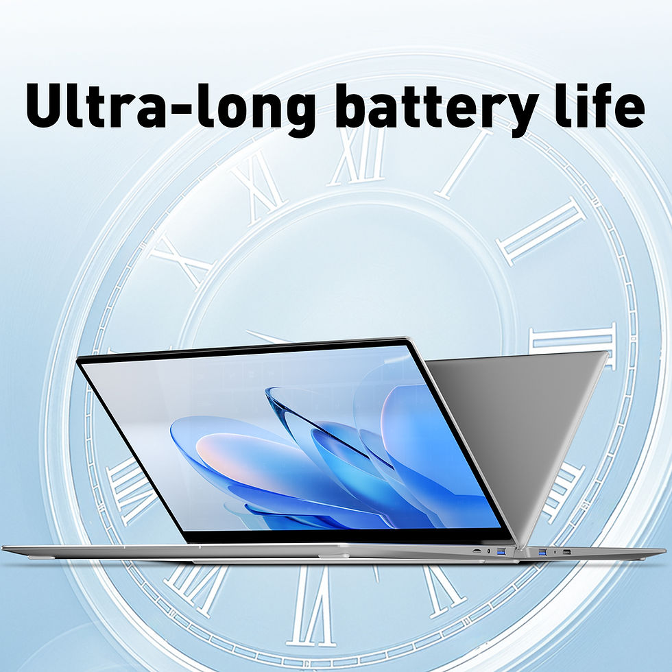 Thumbnail: Leno 14.1" Ultra Slim Laptop 16GB RAM 2TB SSD Windows 11 Intel N3700 Notebook Ga