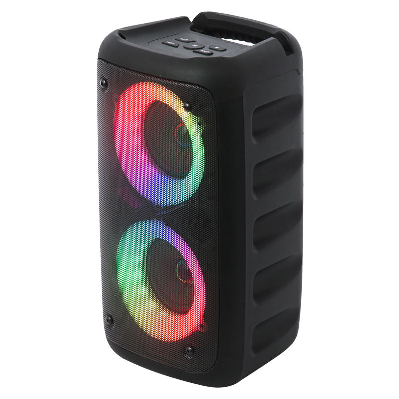 Thumbnail: Karaoke Radio Fm Bluetooth Speaker Portable Wireless With Microphone Lamp Machin