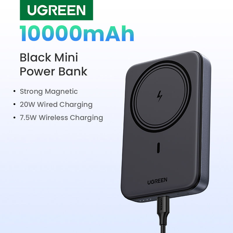 Thumbnail: UGREEN Pd20w Power Bank Magnetic 10000mah Portable Wireless Fast Charging Powerb