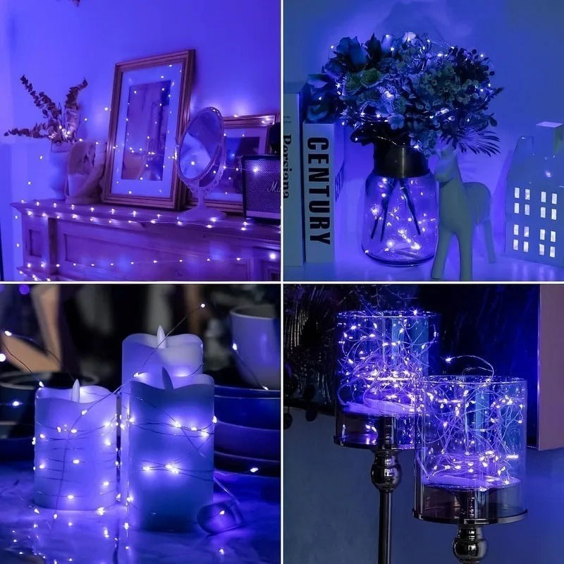Thumbnail: Battery-powered LED String Lights 10 To 100 Bulbs For Decoration
