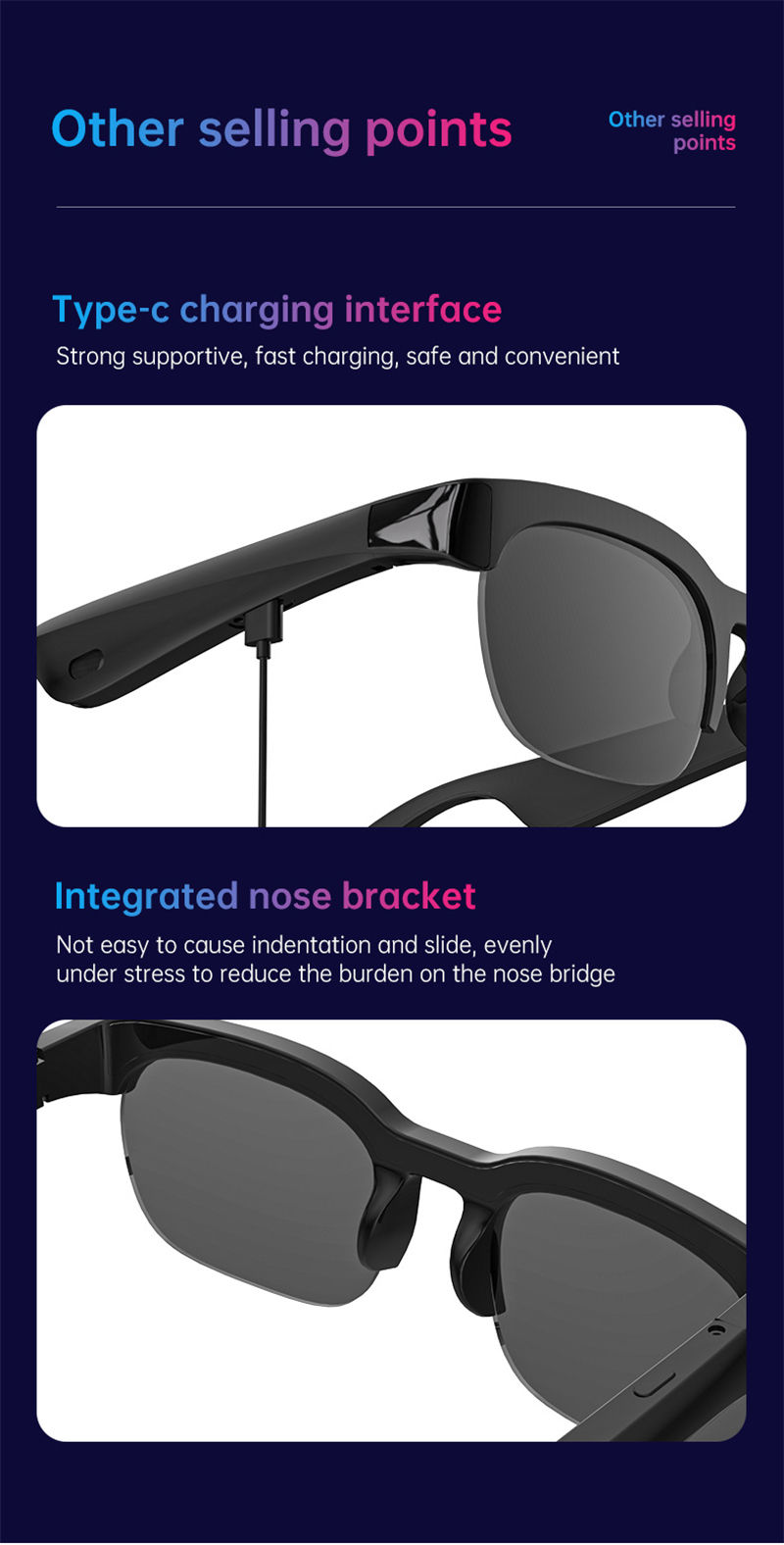 Thumbnail: Lenovo 2026 New Smart Glasses Ai Translation Bluetooth Conversation Recording Li