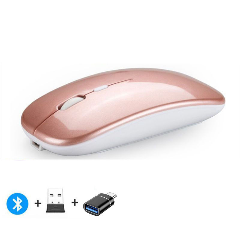 Thumbnail: Rechargeable Wireless Mouse Bluetooth 2.4ghz Dual Mode