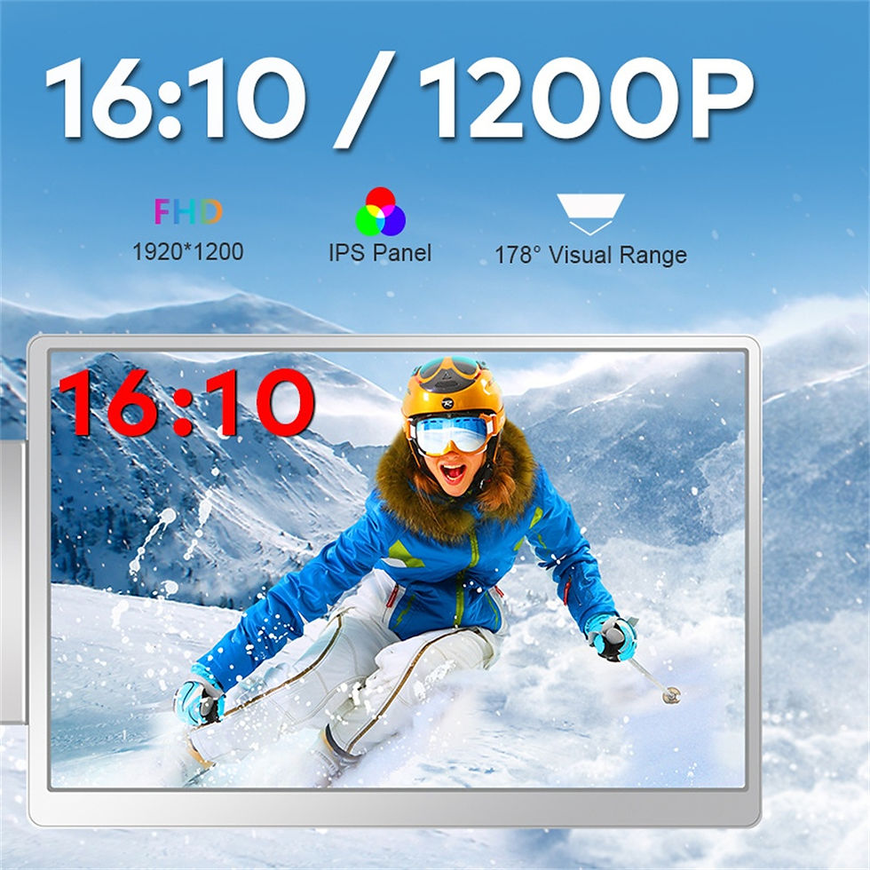 Thumbnail: Dual Screen Extender FHD IPS Gaming Display Portable LCD Backlit Monitor