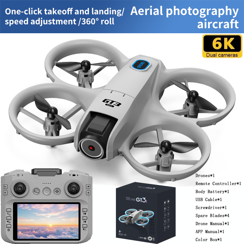 Thumbnail: Hot Gt3 Max Drones 8k HD Aerial Photography Large Screen Optical Flow Positionin