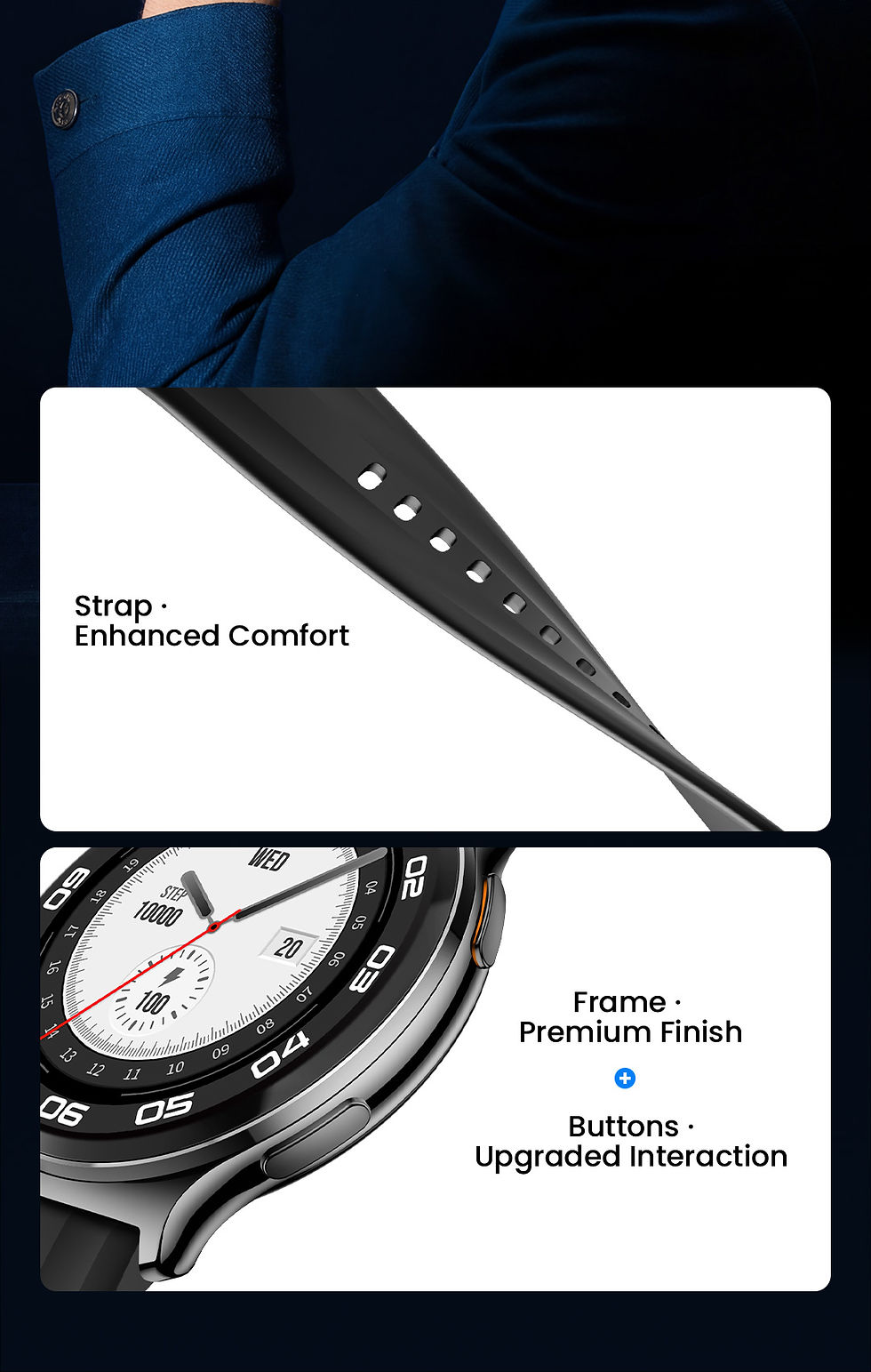 Thumbnail: Haylou Solar Lite 2 Smartwatch 1.43-Inch 150+ Sports Modes