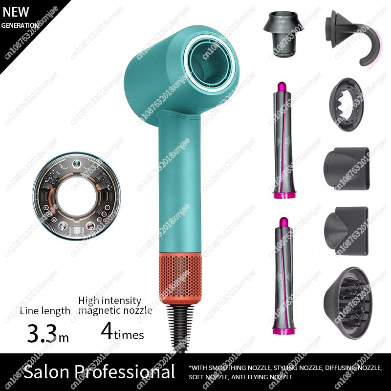 Thumbnail: Super Hair Dryer Leafless Hair Dryer Personal Hair Care Styling Negative Ion Too