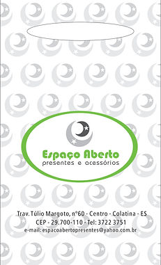 Espaço Aberto Plastic Bag