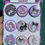 Küçük resim: Kuromi & My Melody Rozet Seti 9 Adet 44mm