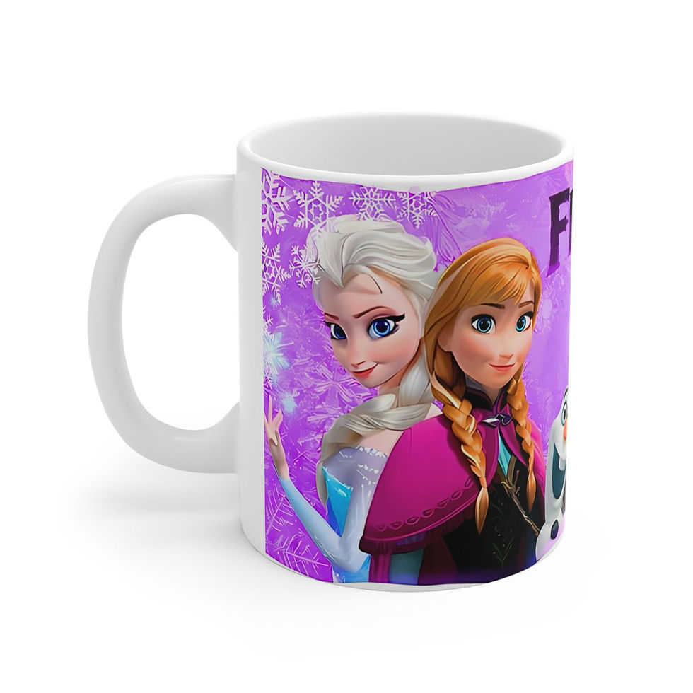 Küçük resim: Karlar Ülkesi Frozen Baskılı Kupa Bardak