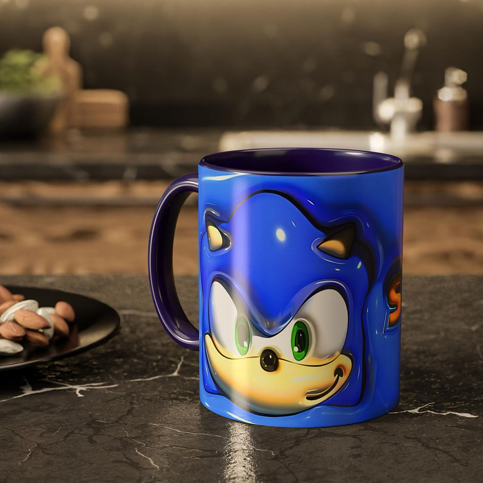 Küçük resim: Sonic 3D Kabartma Efektli Kupa Bardak
