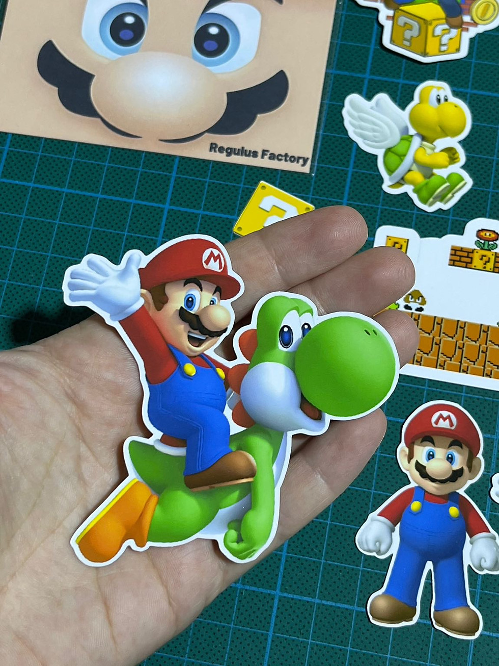 Küçük resim: Süper Mario Sticker Set 20 Parça