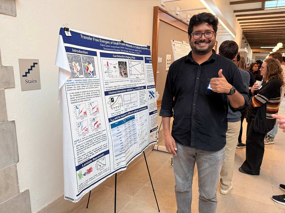 Lab participates in Yale's BPTG Symposium; Sydney wins speaker award