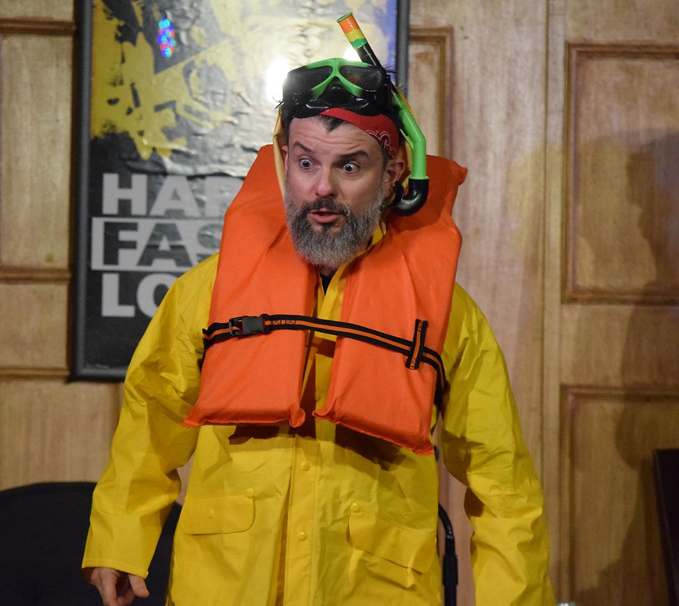 Bill is ready for his next stunt