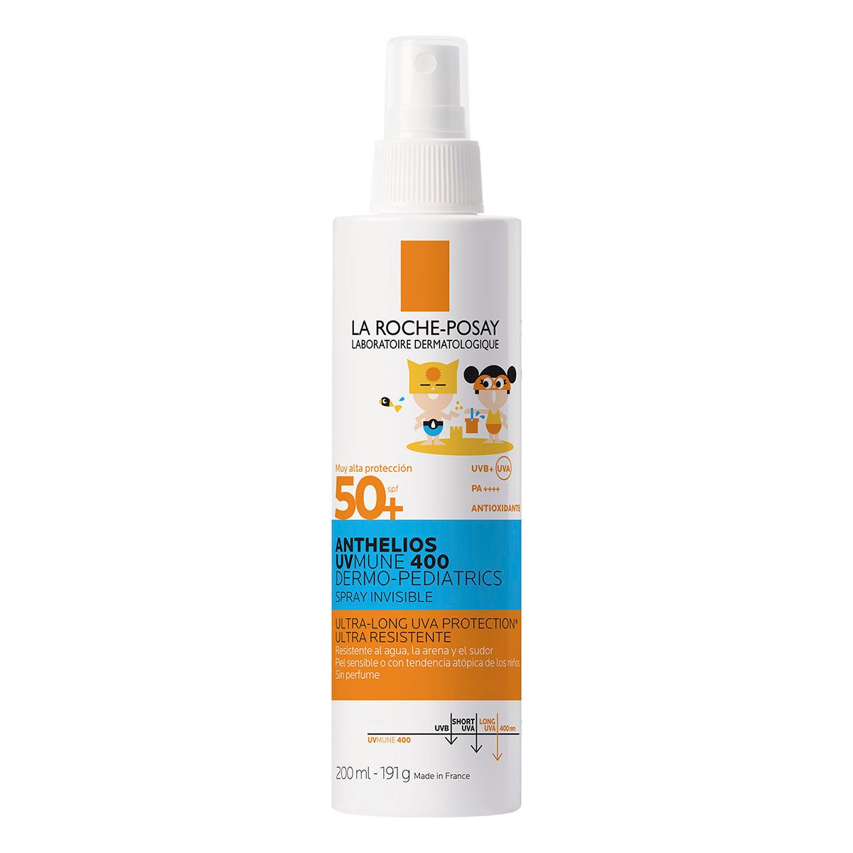 Anthelios UV Mune 400 Dermo-pediatrics invisible spray spf 50+ 200ml