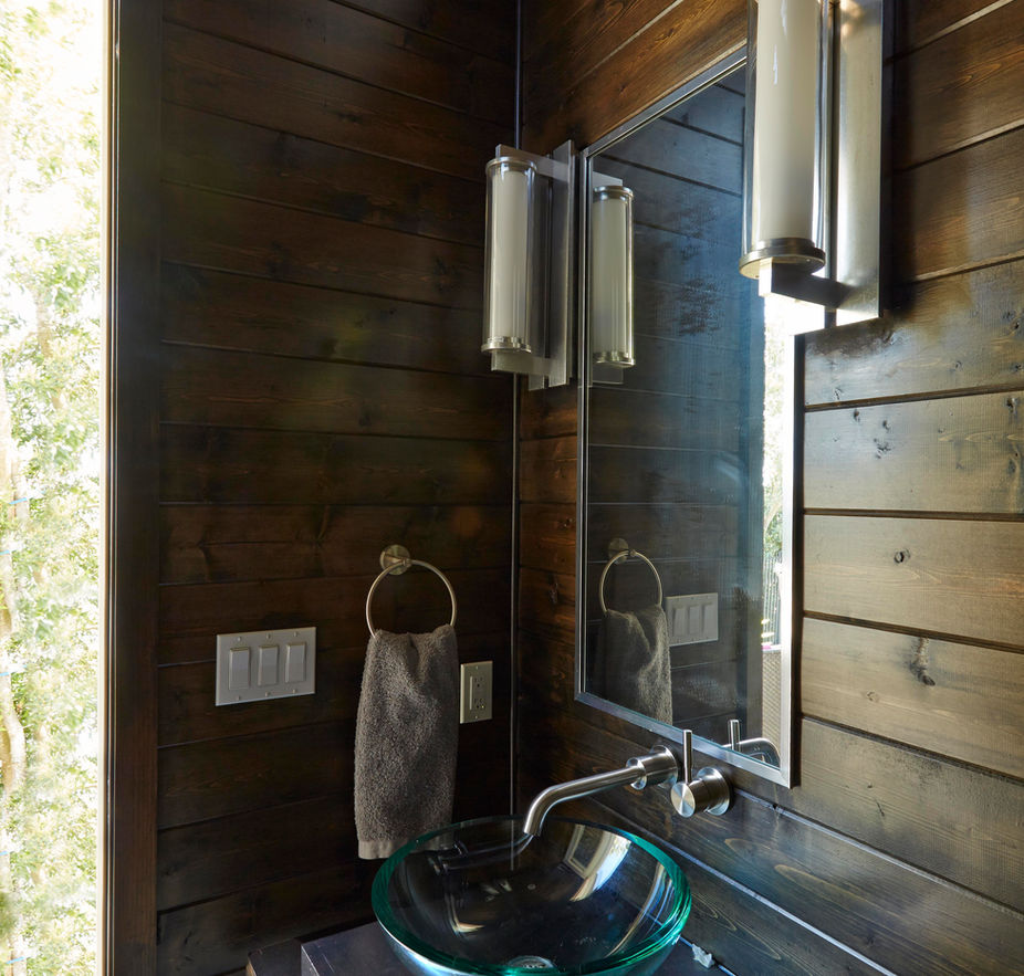 Spring, TX custom home design with a modern, sleek and black and white theme interior by By Design Interiors. 