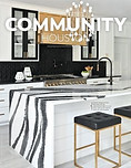 A Glam Renovation, Modern luxury interiors magazine featuring our chanel chic renovation, kitchen design, bathroom design, conroe, texas, custom home, award winning, 2 page spread, renovation 