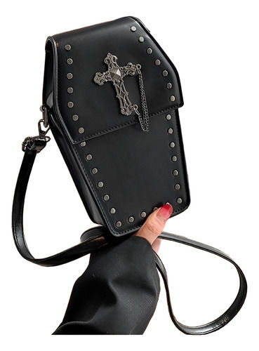 Bolsa de Caixão com Detalhe de Cruz