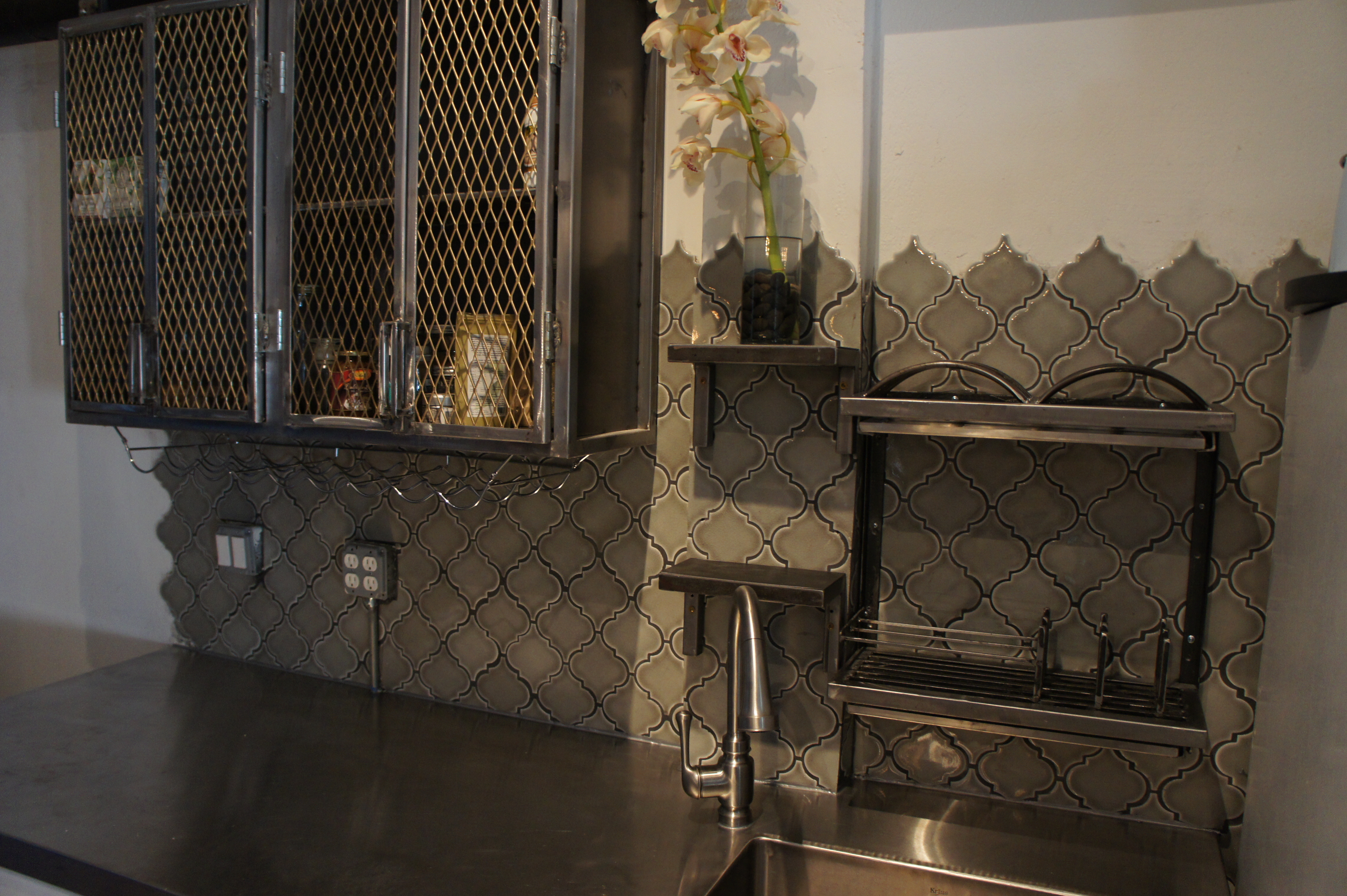 industrial retro kitchen