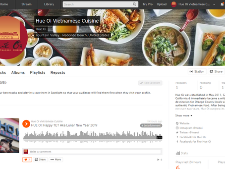 Hue Oi is on SoundCloud now! Check out our 1st podcast!