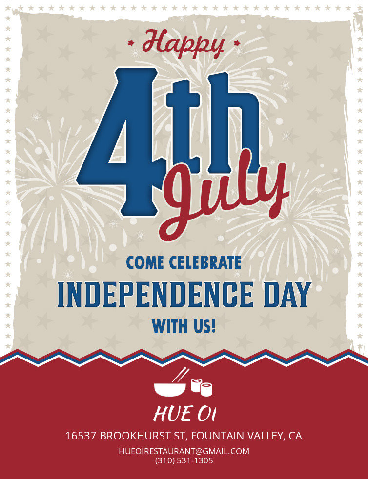 Happy July 4th! We're OPEN!