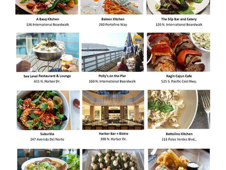 Redondo Beach Restaurant Week ends 01/26/18