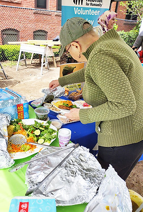 1688 - Anne at food table.jpg