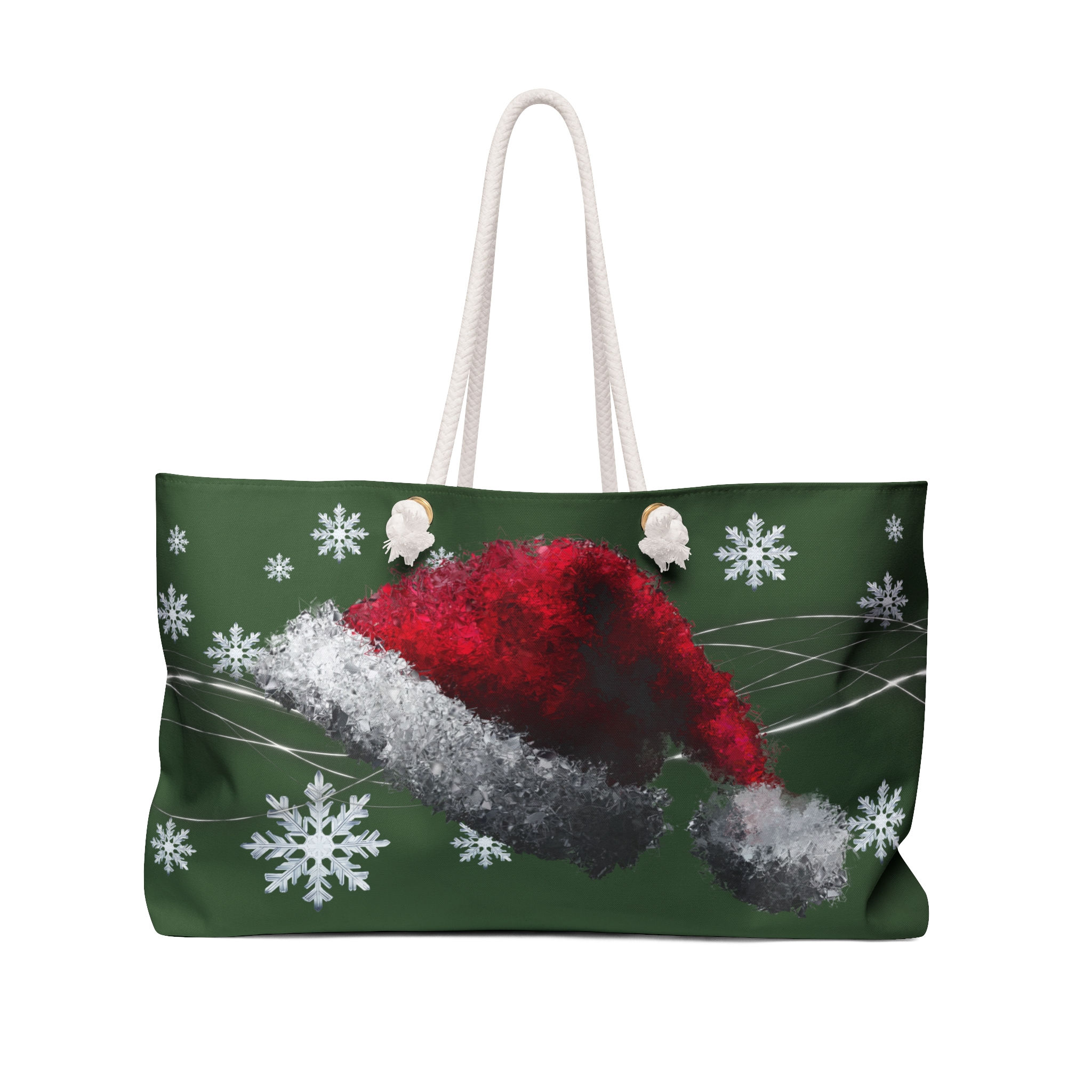 Christmas Santa Hat Weekender Bag