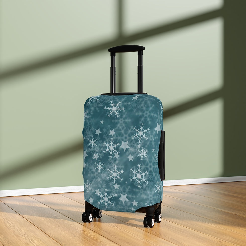 Thumbnail: Dark Snow Luggage Cover