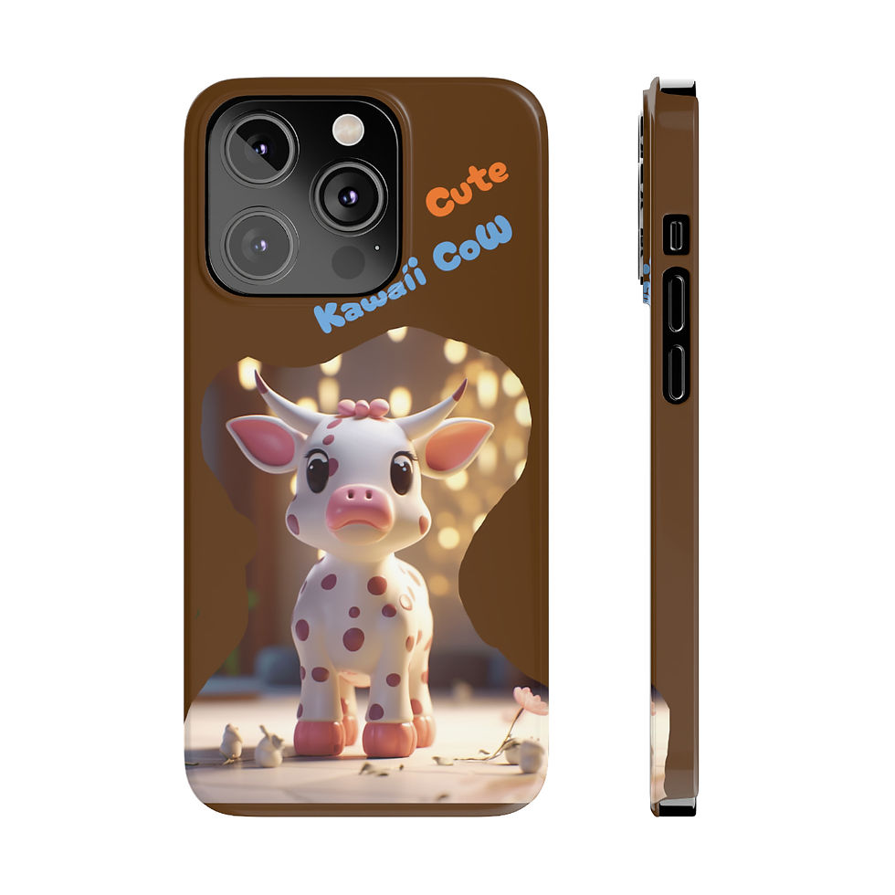Thumbnail: Little Cow Slim Phone Cases