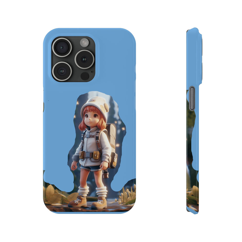 Thumbnail: Cute Girl Slim Phone Cases