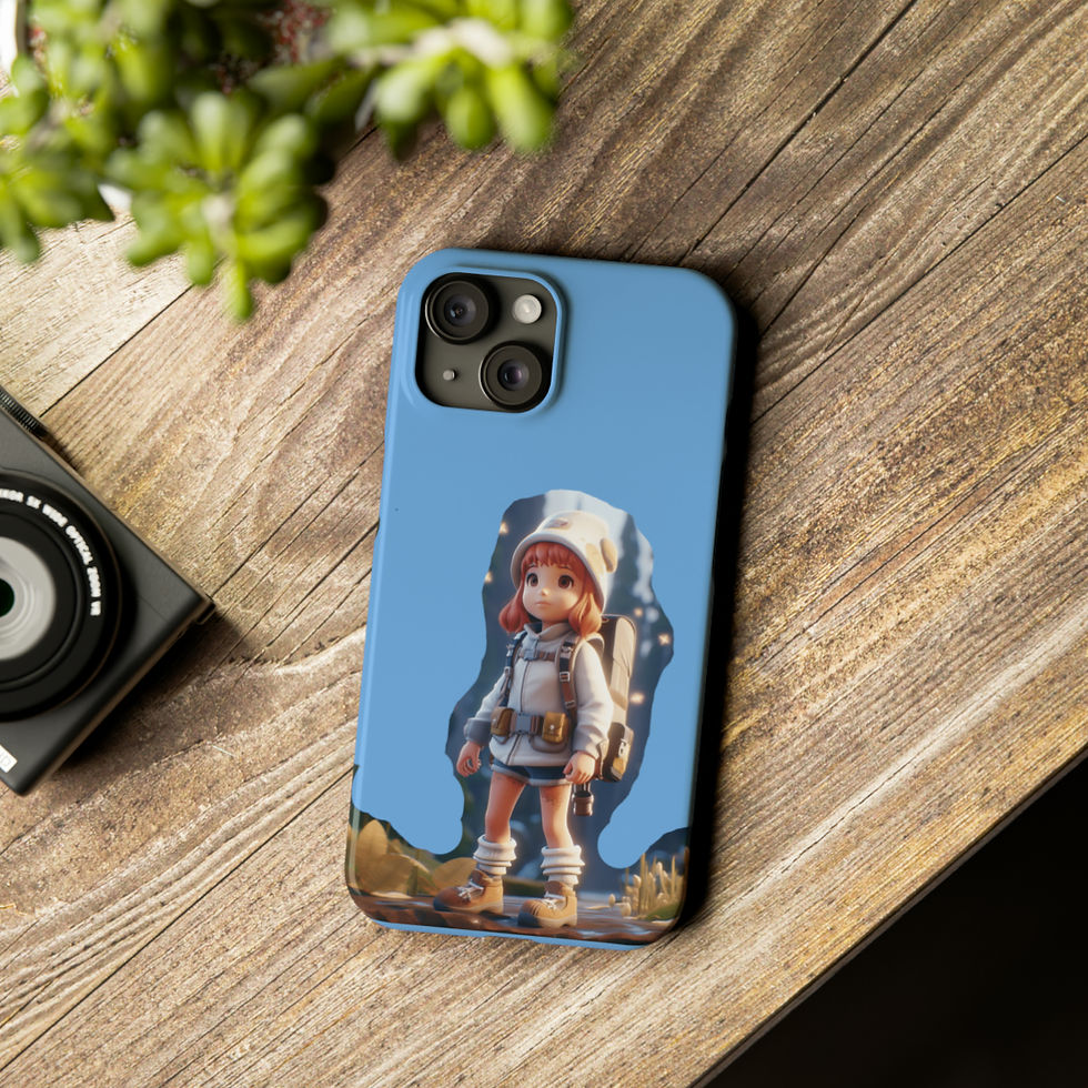 Thumbnail: Cute Girl Slim Phone Cases
