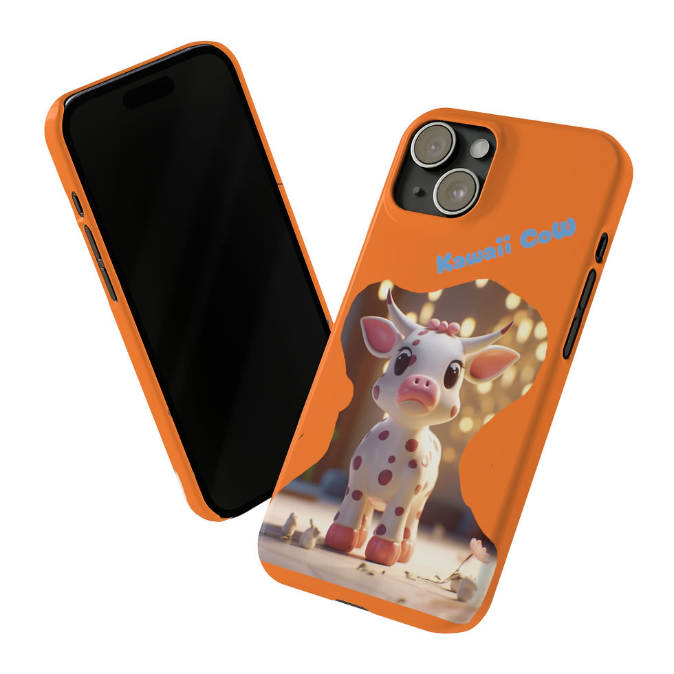 Thumbnail: Little Cow Slim Phone Cases