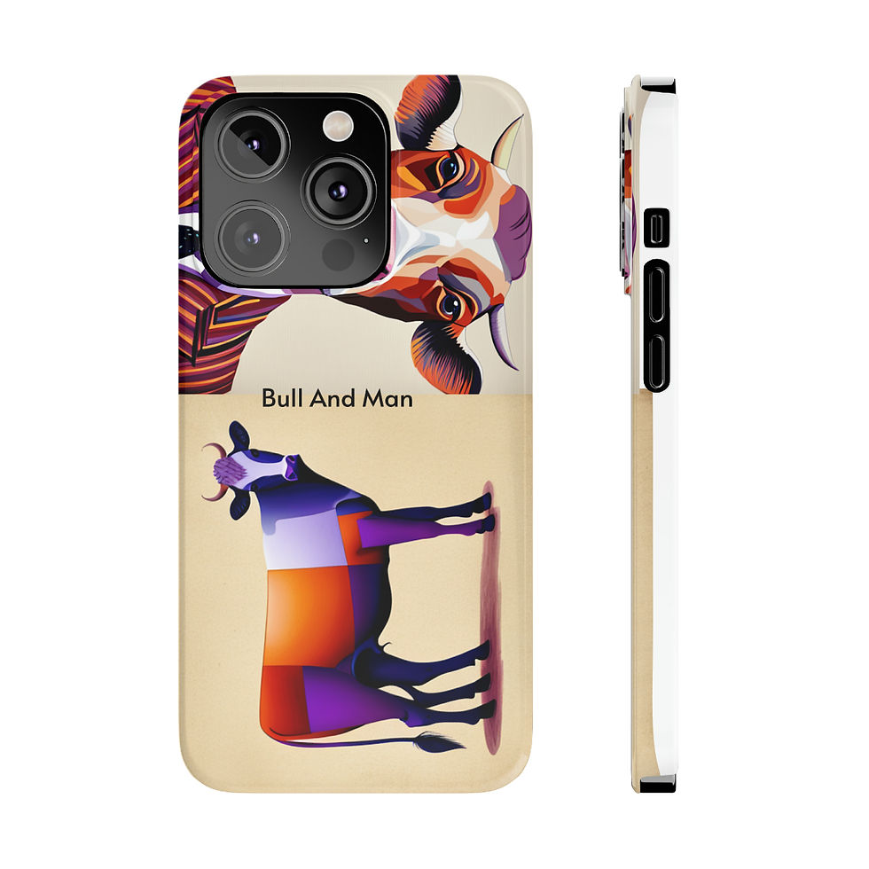 Thumbnail: Bull Man Slim Phone Cases
