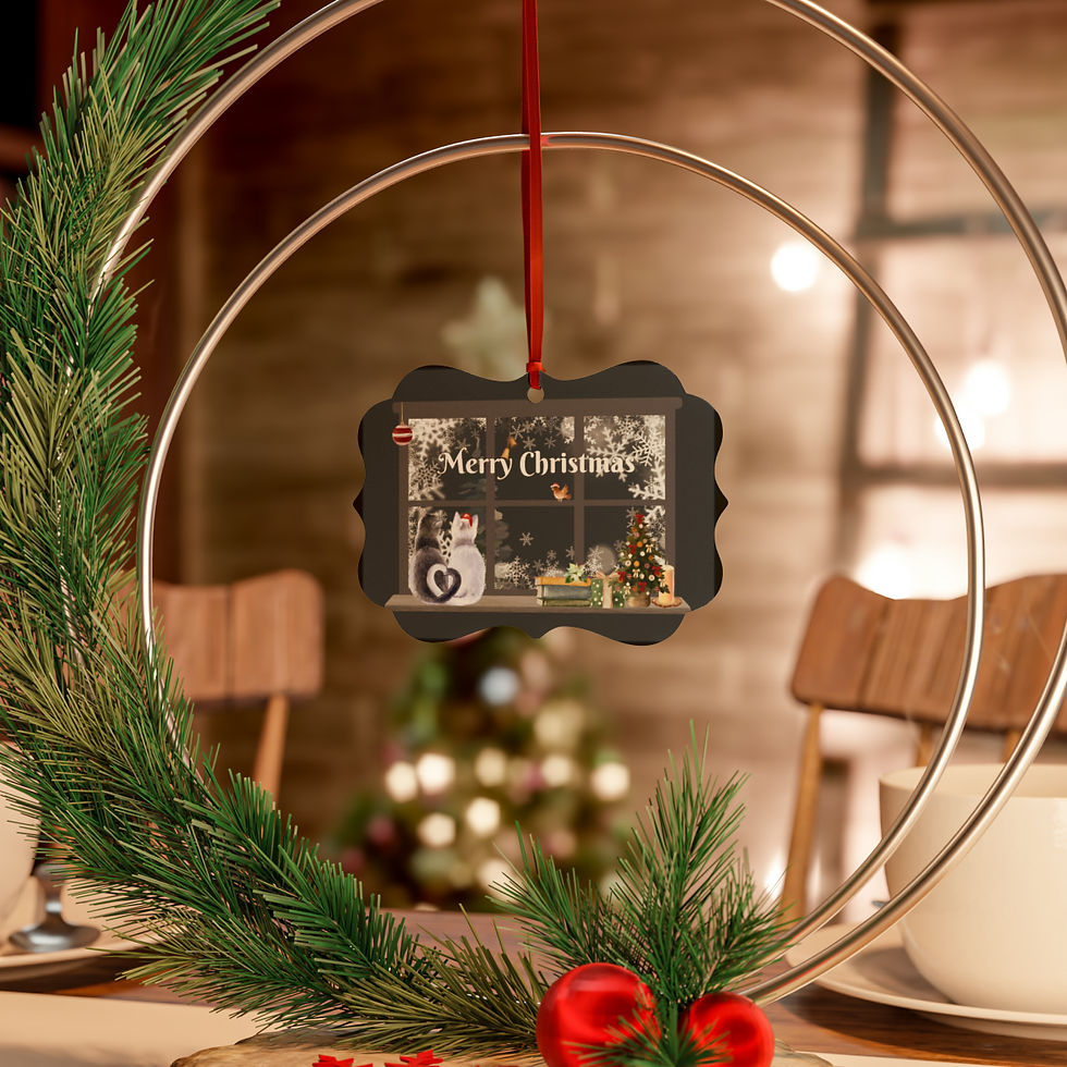 Thumbnail: Merry Christmas House Aluminum Ornaments (1pc, 5pcs, 10pcs, 20pcs)