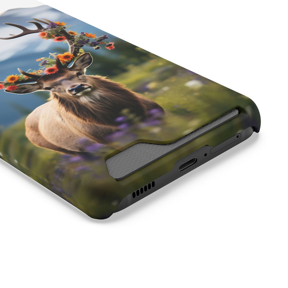 Thumbnail: Deer Phone Case With Card Holder