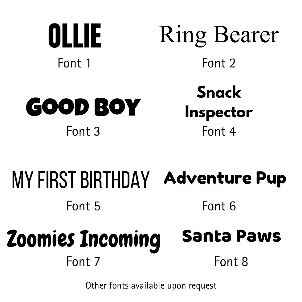 Thumbnail: Personalised Pet Bandana