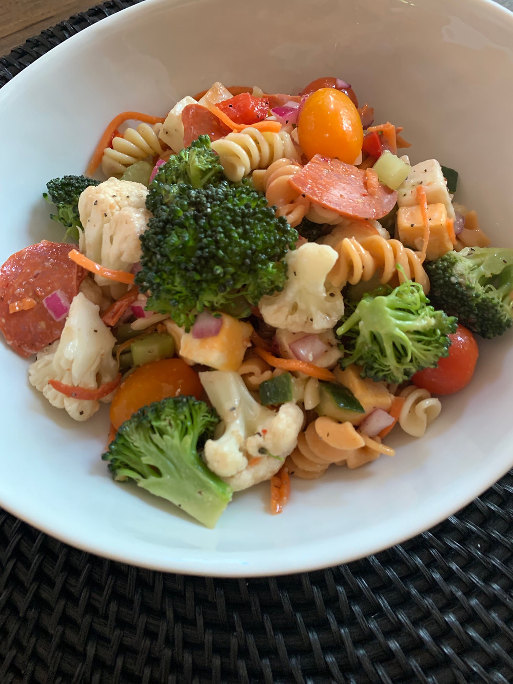 Veggies With Pasta Salad