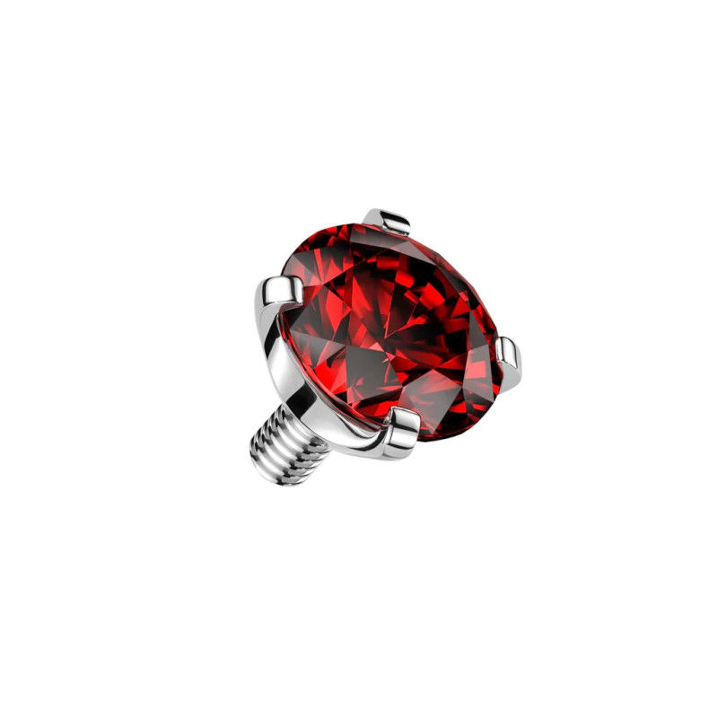 Miniatura: Piercing Circonita en Garras de Titanio