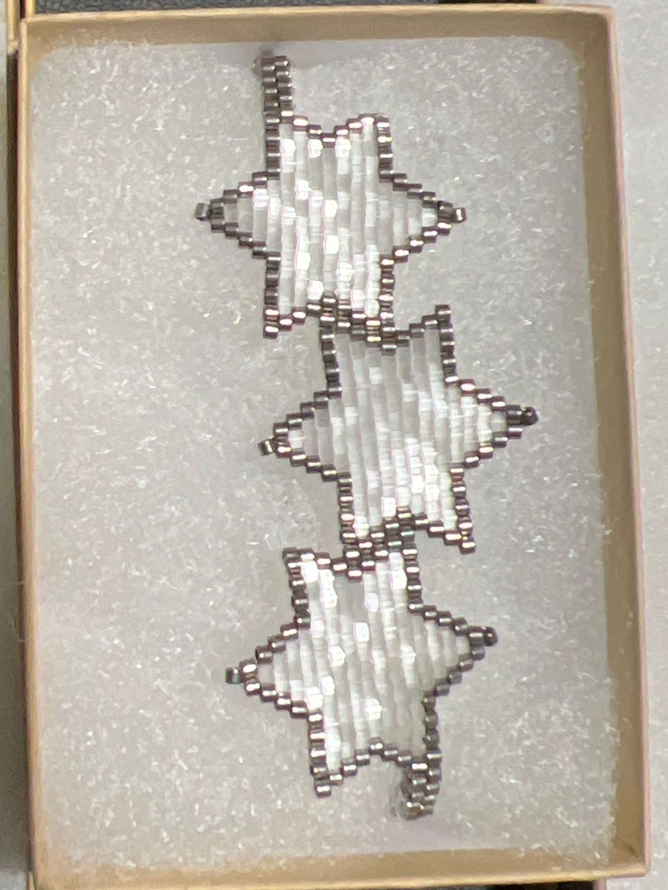 Shimmering Stars bracelet (high-shine & silver)