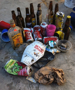 BOTTLES AND CANS