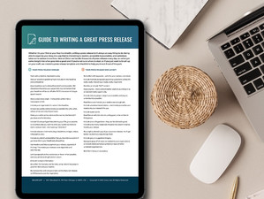 Photo of a press release