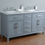 Thumbnail: Leigh 60" Grey Double Sink Vanity