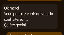 Avis client positif sur la location de structures gonflables à Uzès (Gard)